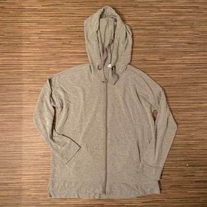 Cable & Gauge Gray Zip Up Hoodie Size Medium EUC